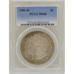 1901-O $1 Morgan Silver Dollar Coin PCGS MS65