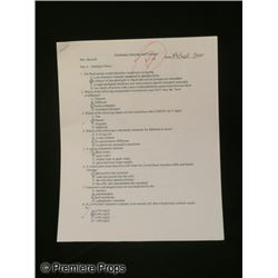 The Blind Side Michael Oher (Quinton Aaron) Test Movie Props