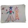 Image 1 : Knowing Screen Used Children's Drawings Movie Props