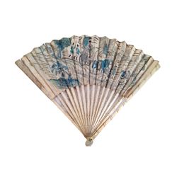 Tulip Fever Jan Van Loos (Dane DeHann) Paper Fan Movie Props