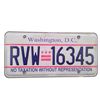Image 1 : Resident Evil: The Final Chapter License Plate Movie Props