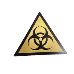 Resident Evil: The Final Chapter Biohazard Sign Movie Props