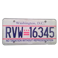 Resident Evil: The Final Chapter License Plate Movie Props