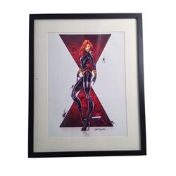 Jamie Tyndall Framed Black Widow Print