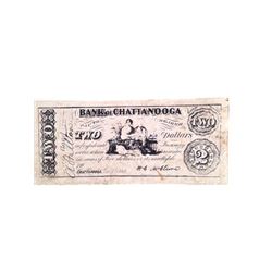 Django Bank of Chattanooga $2 Bills Movie Props