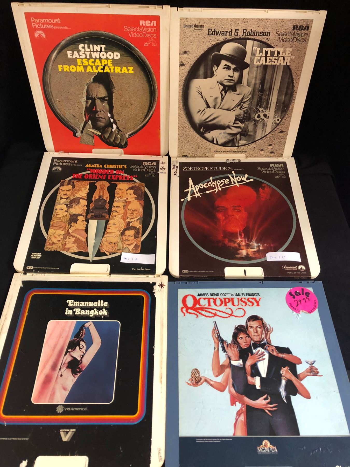 VINTAGE LASER DISC LOT