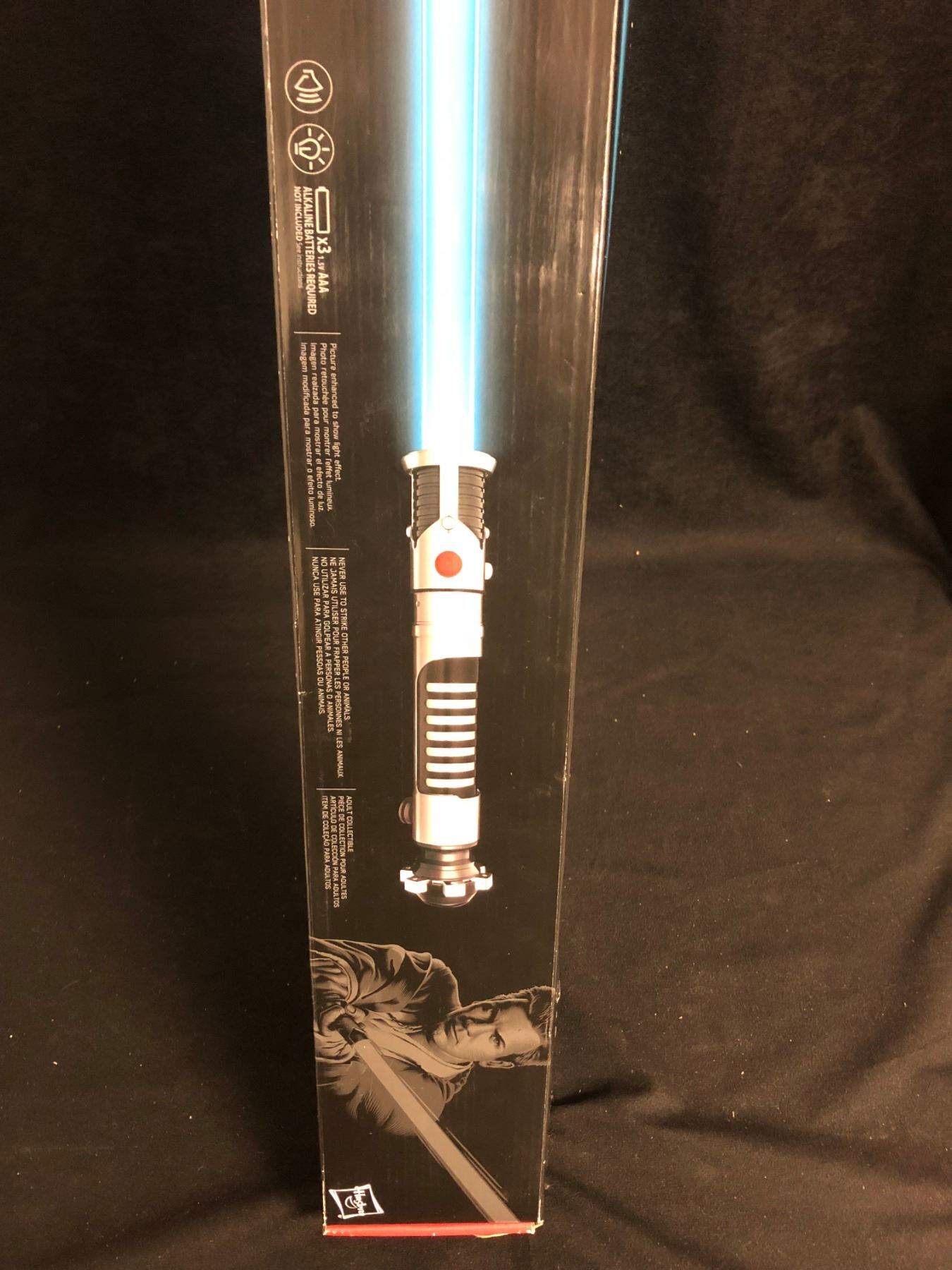 HASBRO STAR WARS BLACK SERIES OBI WAN KENOBI FORCE FX LIGHTSABER