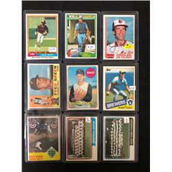 VINTAGE BASEBALL CARD LOT