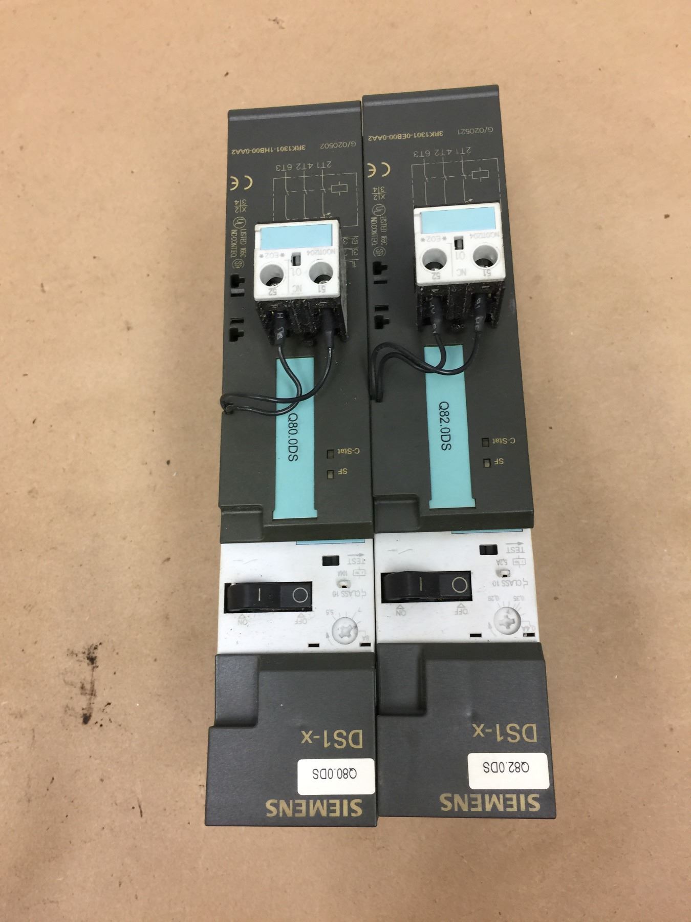 (2) Siemens Motor Starter Module *SEE PICS FOR PART NUMBERS*