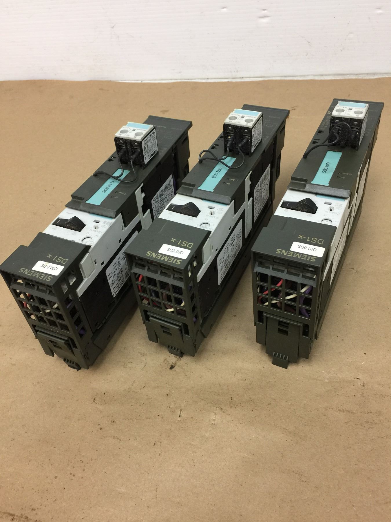 Motor Starters Module (3) Siemens Motor Starter Module *SEE PICS FOR PART NUMBERS*