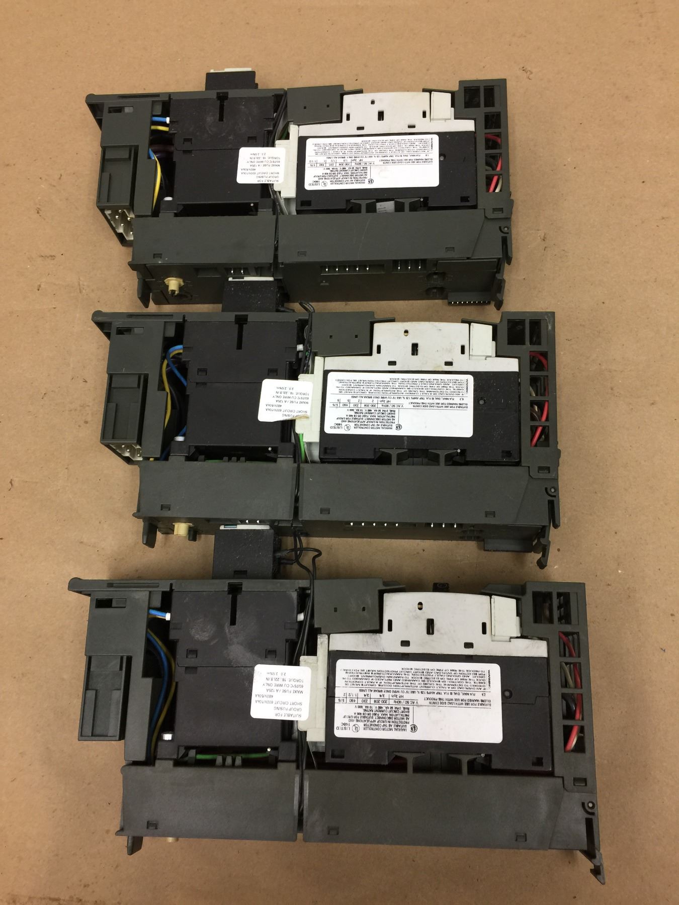 Motor Starters Module (3) Siemens Motor Starter Module *SEE PICS FOR PART NUMBERS*