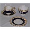 Image 1 : 39 PIECES OF WEDGWOOD BLUE AND GILT CHINA TEAWARE