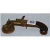 Image 1 : FLINTLOCK BRASS FRAMED EPROUVETTE(HAMMER MISSING)