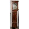 Image 1 : MAHOGANY CASED GRANDFATHER CLOCK WITH PAINTED DIA