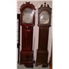 Image 1 : FLAME MAHOGANY GRANDFATHER CLOCK WITH PAINTED DIA