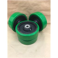 (4) MISC. URETHANE WHEEL