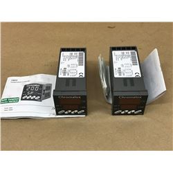 (2) CHROMALOX 1603-11030 TEMPERATURE CONTROLLER