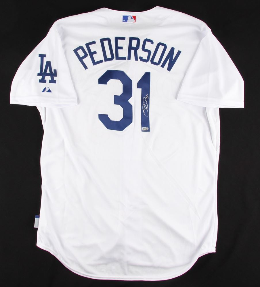 Joc Pederson Signed Dodgers Jersey (MLB Hologram)