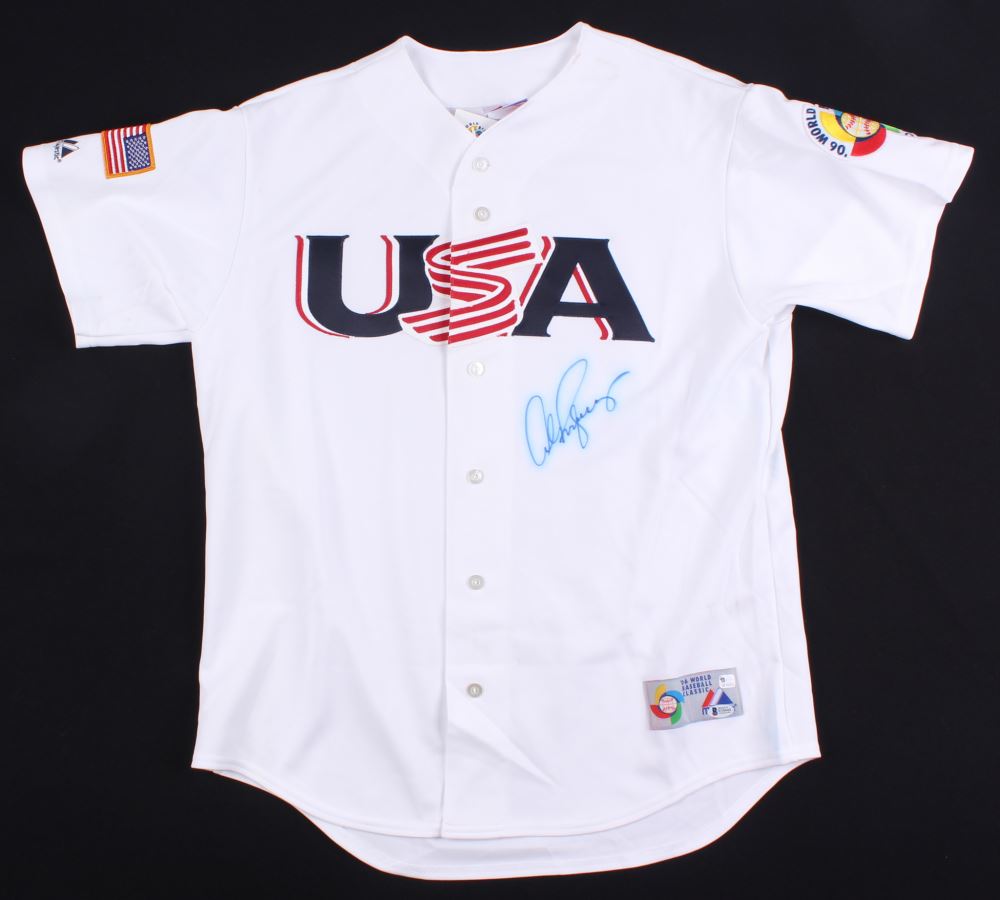 Alex Rodriguez Signed USA 2006 World Baseball Classic Jersey (Beckett COA)