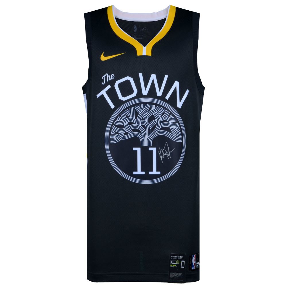 Klay Thompson Signed Warriors Nike Jersey (Fanatics Hologram)