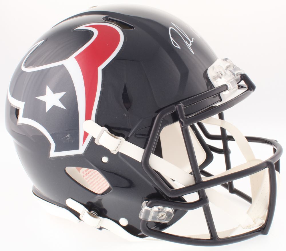 Deshaun Watson Signed Texans FullSize Authentic OnField Speed Helmet