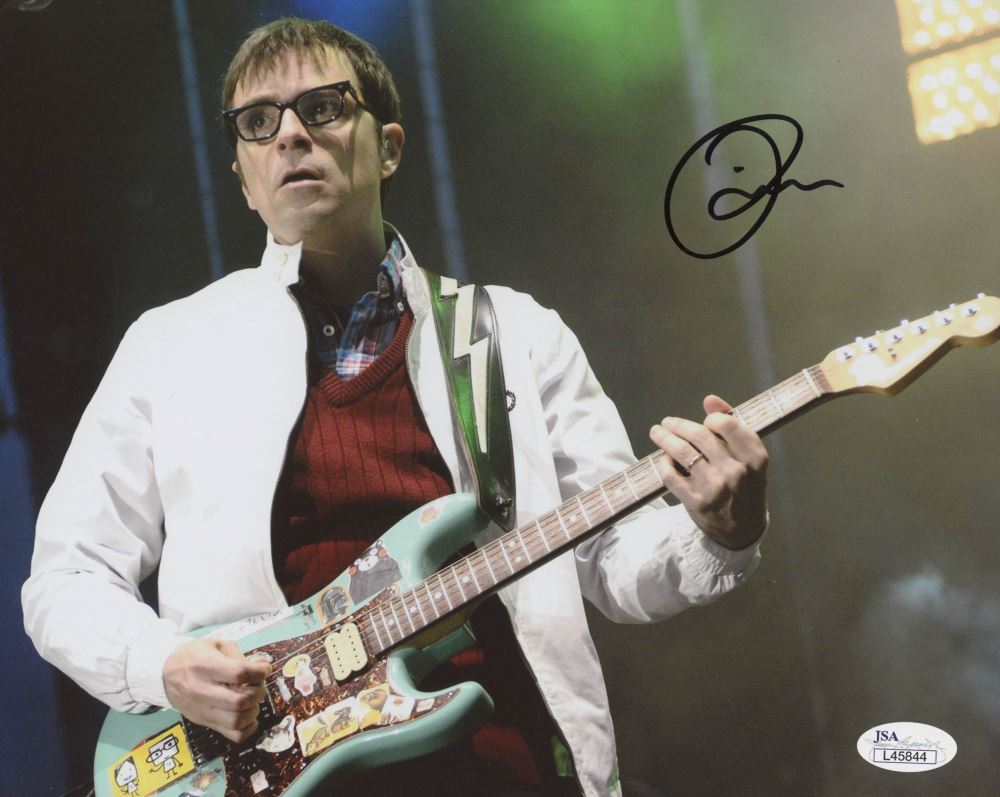 Rivers Cuomo Signed "Weezer" 8x10 Photo (JSA COA)