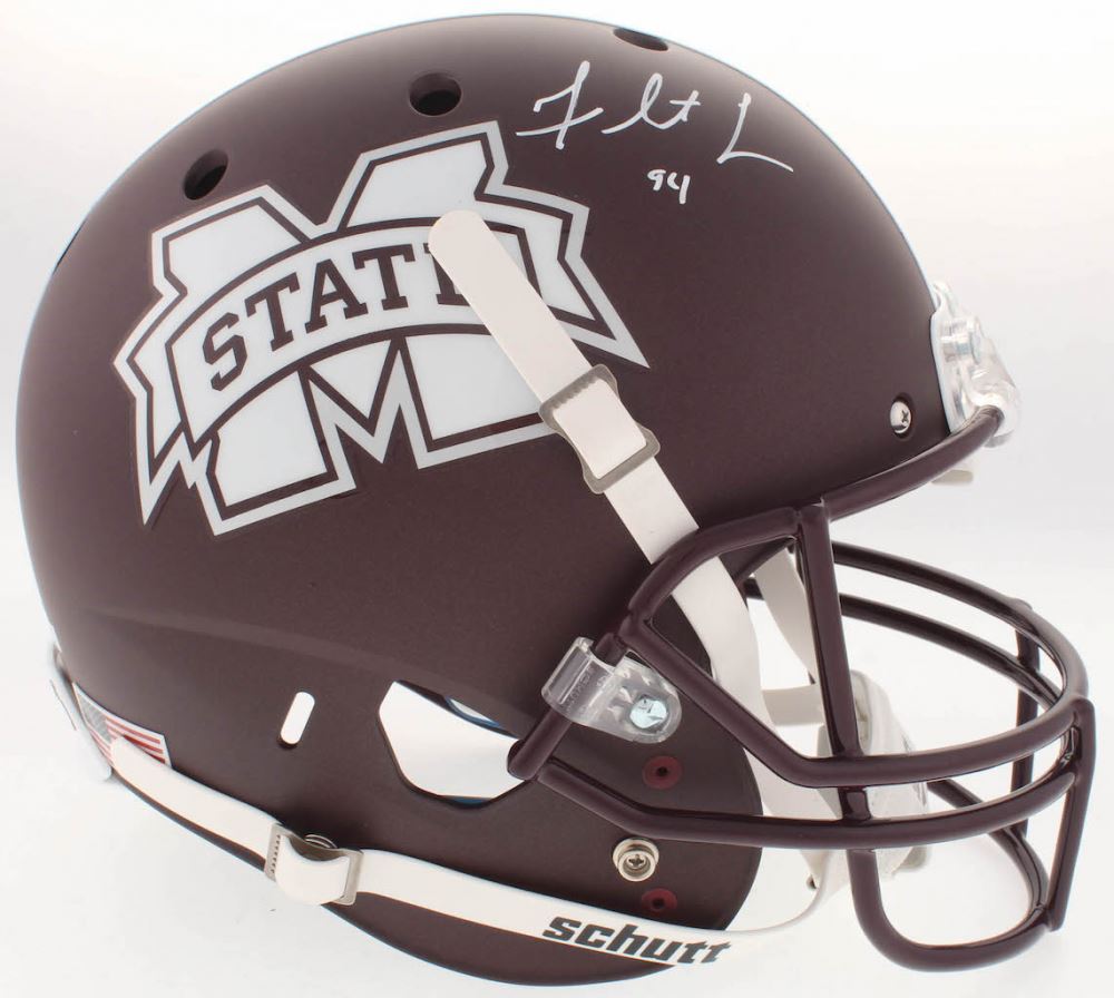 Fletcher Cox Signed Mississippi State Bulldogs FullSize Helmet