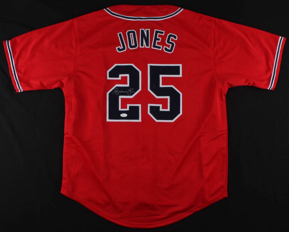 Andruw Jones Signed Braves "Curacao Kid" Jersey (JSA COA)