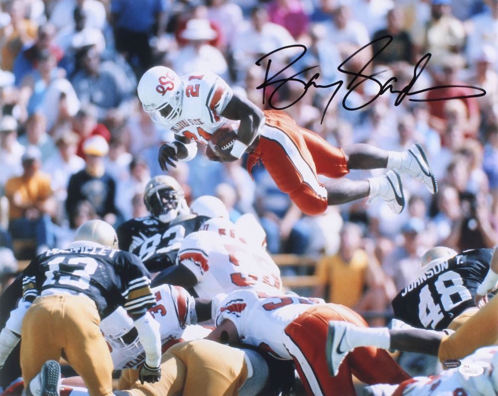 Barry Sanders Signed Oklahoma State Cowboys 16x20 Photo (JSA COA)
