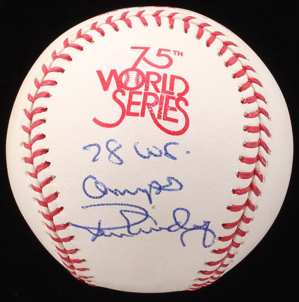 Ron Guidry Signed 1978 World Series Baseball Inscribed "78 WS. Champs