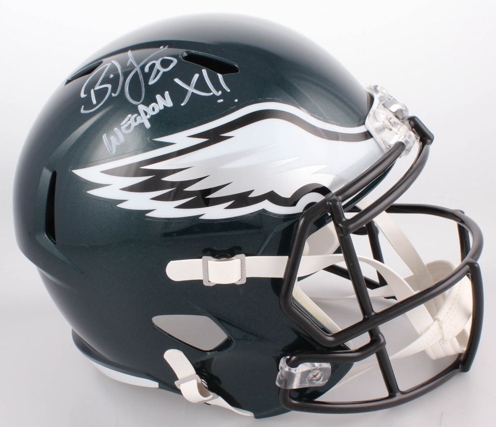 brian dawkins signed helmet