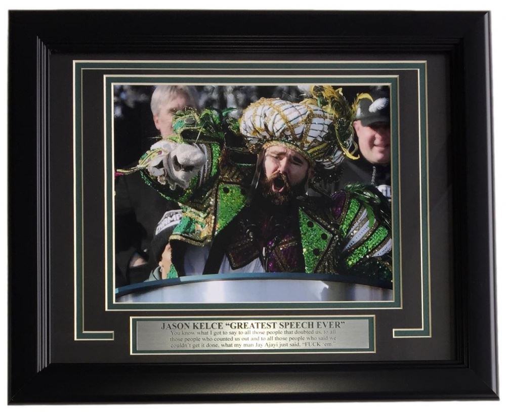 Philadelphia Eagles Framed 8x10 Super Bowl 52 LII Parade Custom Framed