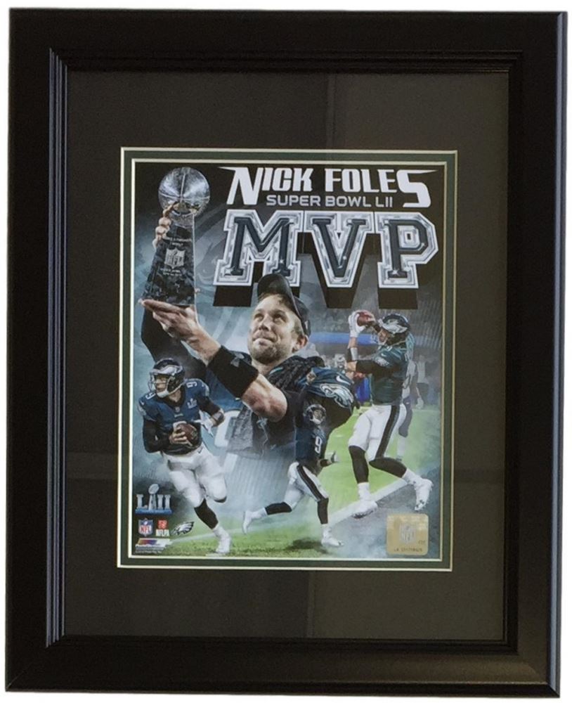 Nick Foles Philadelphia Eagles Super Bowl 52 14x17 Custom Framed Photo ...