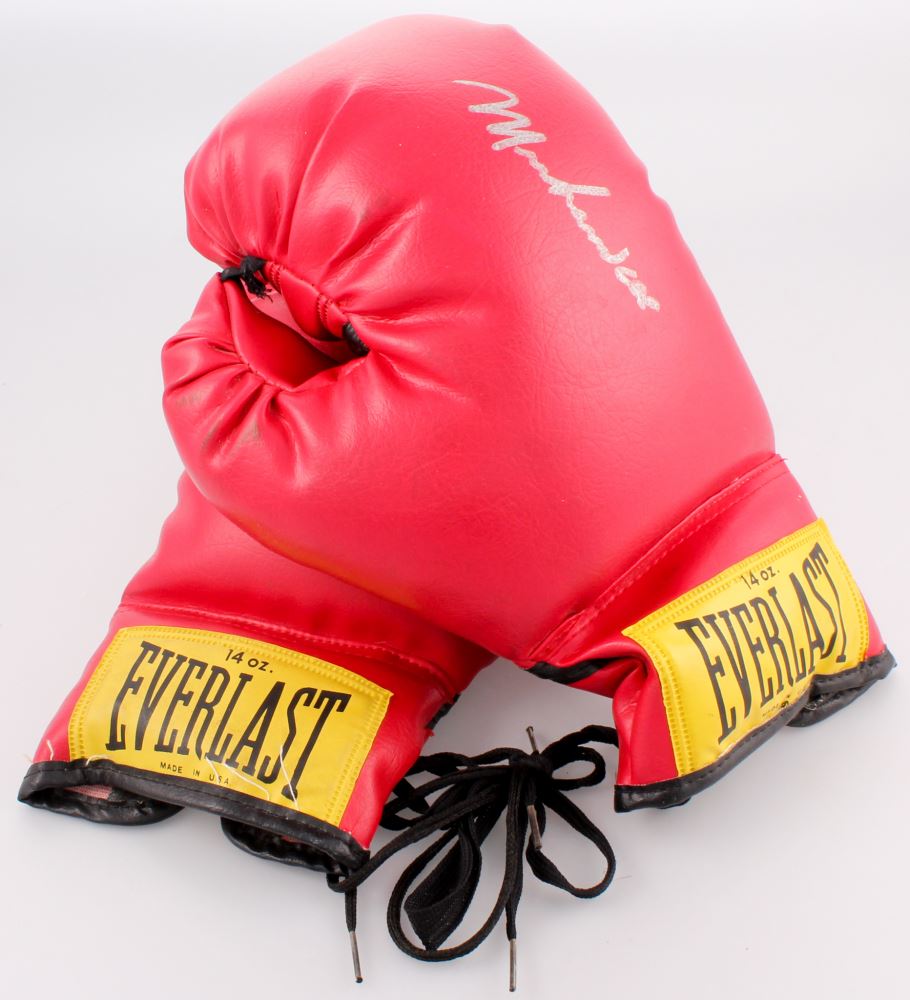 Muhammad Ali Signed Everlast Boxing Gloves (JSA LOA)