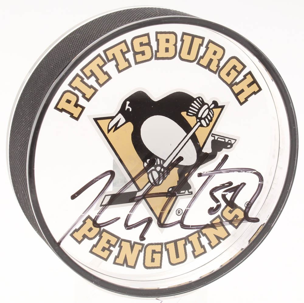 Kris Letang Signed Pittsburgh Penguins Acrylic Hockey Puck (Your Sports Memorabilia Store COA)