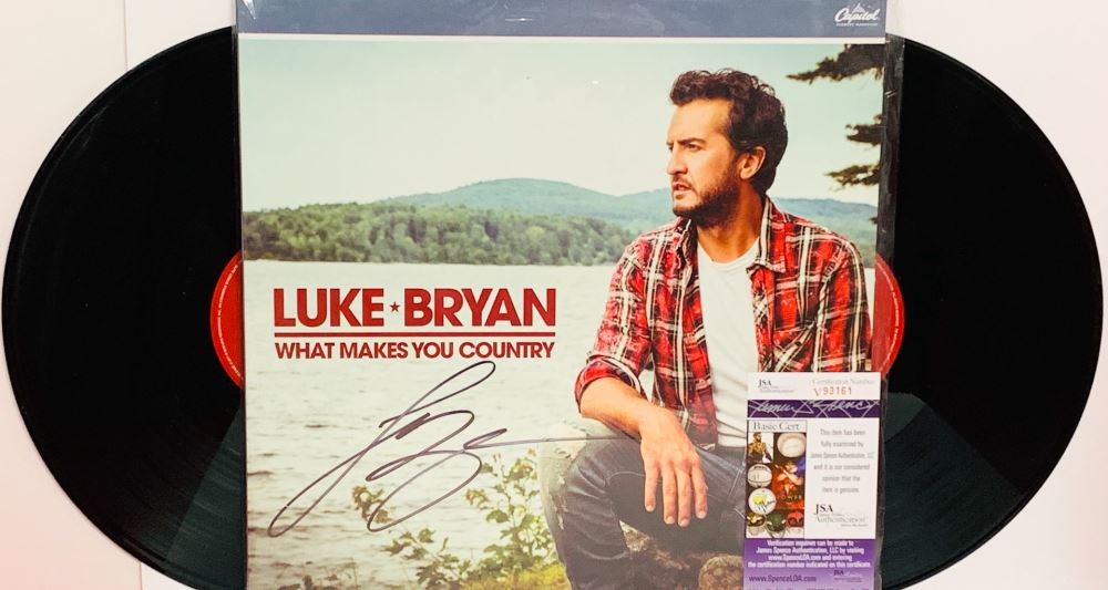Luke Bryan Signed "What Makes You Country" Double Vinyl Record Album