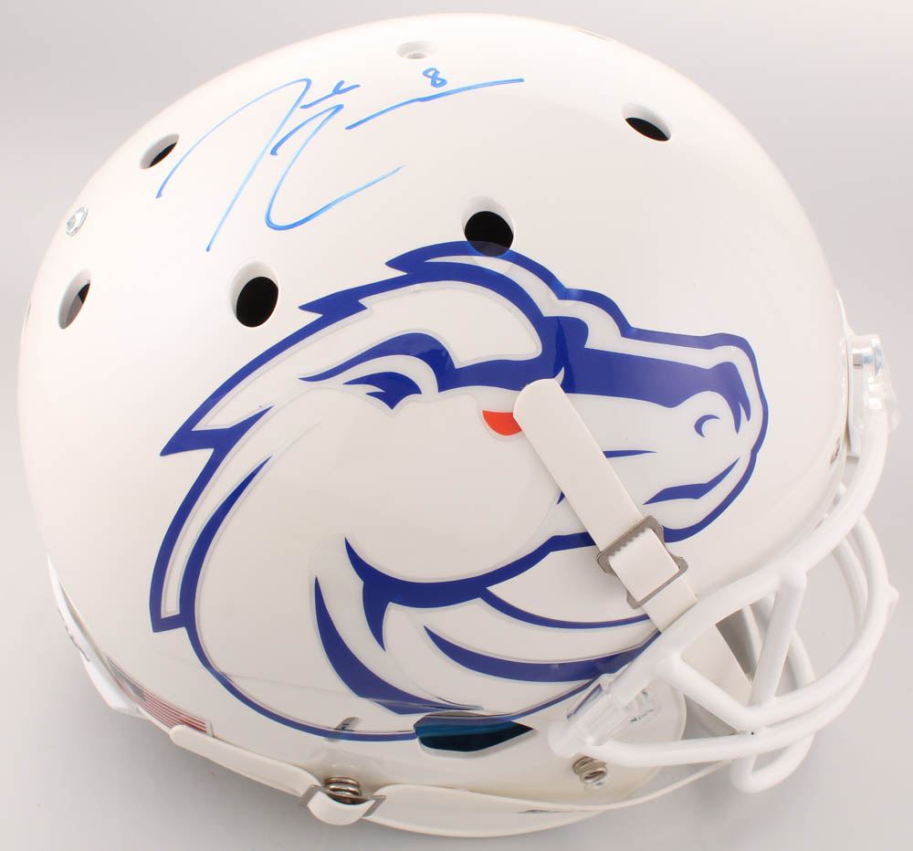 Demarcus Lawrence Signed Boise State Broncos FullSize Helmet (Radtke COA)