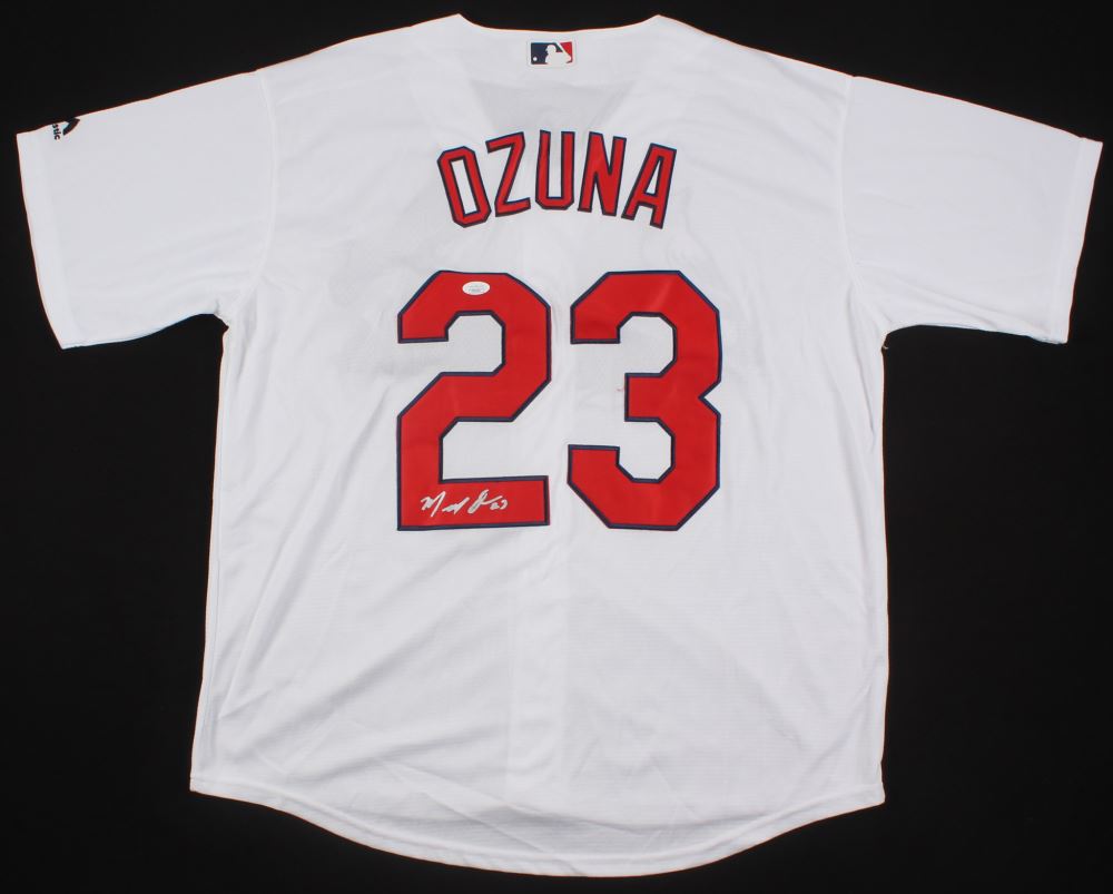 Marcell Ozuna Signed St. Louis Cardinals Jersey (JSA COA)