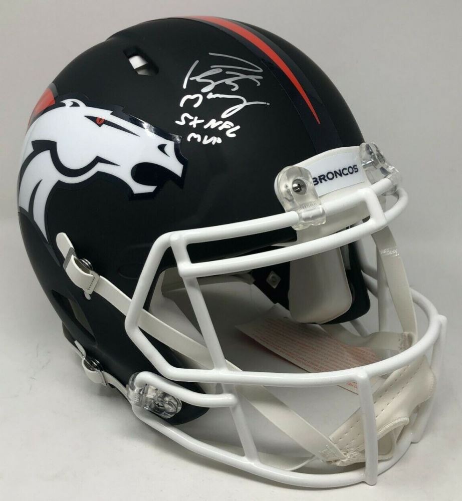 Peyton Manning Signed Denver Broncos Limited Edition Custom Matte Black
