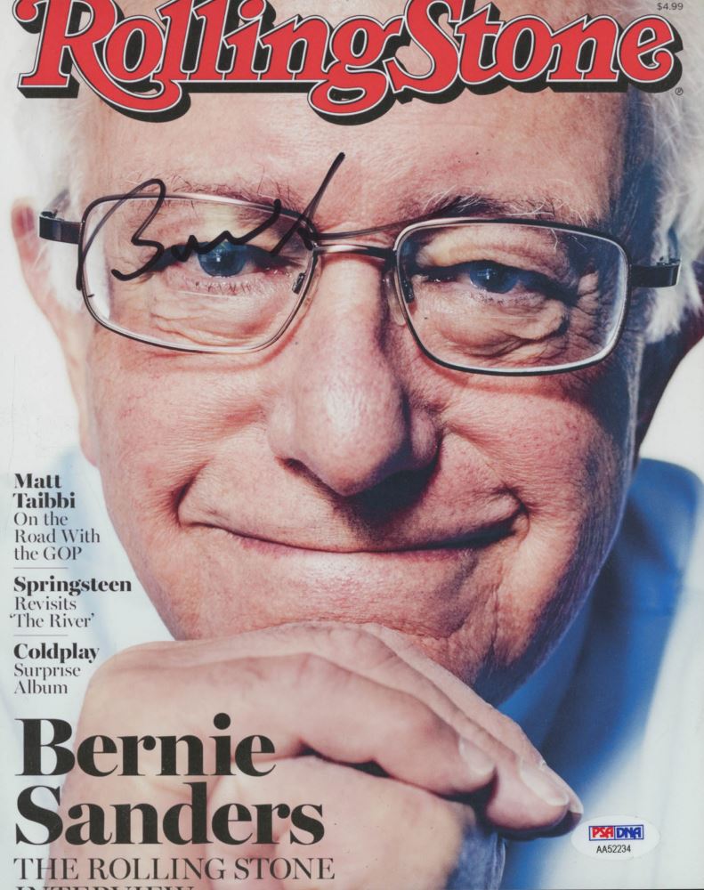 Bernie Sanders Signed 8x10 Photo (PSA Hologram)