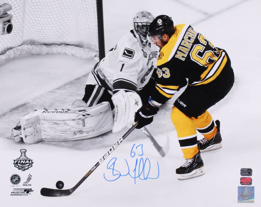 Brad Marchand Boston Bruins Signed 2019 Winter Classic Dueling Logos Hockey Puck Brad Marchand Boston Bruins Signed 2019 Winter Classic Dueling Logos Hockey Puck