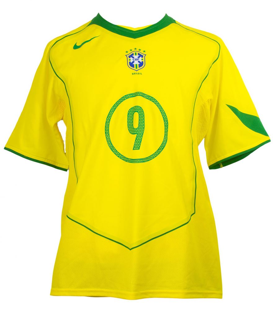 Ronaldo Game Worn Brazil Nike Jersey