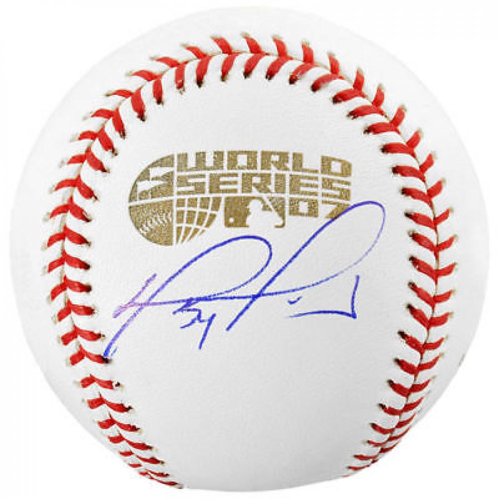 David Ortiz Signed 2007 World Series Baseball (Fanatics Hologram MLB
