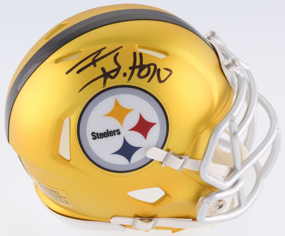 T. J. Watt Signed Pittsburgh Steelers Blaze Speed Mini Helmet (JSA COA ...