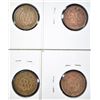 Image 2 : 1902, 05, 06 & 07 AU INDIAN CENTS