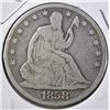 Image 1 : 1858-O SEATED HALF DOLLAR VG