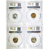 Image 2 : (4) ROOSEVELT DIMES  ALL PCGS GRADED: