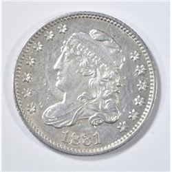 1831 BUST HALF DIME  AU/BU