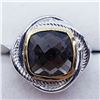 Image 1 : MEN'S SMOKEY TOPAZ RING SIZE 7.5