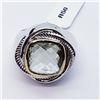 Image 4 : MEN'S GREEN AMETHYST RING SIZE 7